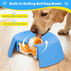 Dog Licking Bowl with Ball