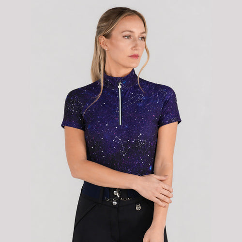 Constellation 1/4 Zip Top Short Sleeve