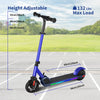 150W Electric Scooter Kids 6-12 10MPH 7Mi Range Colorful Lights Adjustable Height UL2272 1Year Warranty