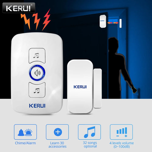 SafeChime™ Wireless Door Alert 🚪🔔