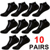 30 Pairs Men’s Ankle Socks – Breathable Mesh, Color-Block Athletic & Casual Low-Cut Socks