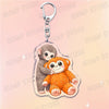 HugMonkey™ 3D Keychain 🐒💖 — Cute Clip-On Companion
