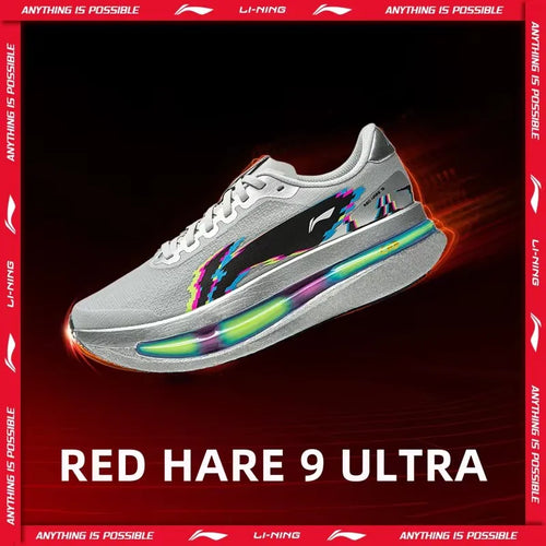 [Suguru Osako Style] Li-Ning Men's RED HARE 9 ULTRA Racing Running Shoes BOOM FIBER  Breathable Light LiNing Sneakers ARPW007