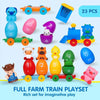 SmartTracks™ Farm Animal Train 🧠🚂 Hands-On Montessori Fun