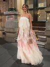 Lace Spaghetti Strap Puffy Dresses Women's Slim Sleeveless Backless Floor-length Dress 2026 New Ladies Summer Vacation Outfit