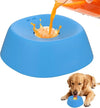 Dog Licking Bowl with Ball