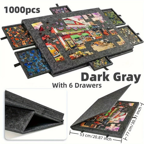 PuzzleNest™ Tilting Board 🧩 — Portable Play with Smart Storage