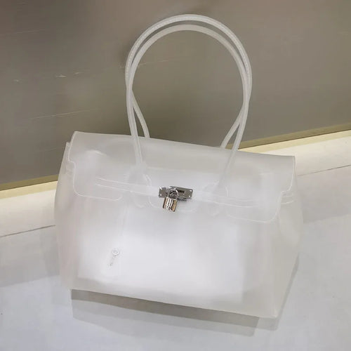 Aliunique Casual Large Capacity New Handbags for Woman 2026 Summer Candy Color Bags Water Resistant Daily Use Tote Shoulder Bag