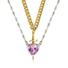 LoveGuard™ Heart Sword Necklace 💘🛡️
