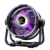 Camping Fan 20000mAh Rechargeable Portable Outdoor Camping Fan Wireless Tent Ceiling Fan with LED Light Camping Air Circulator
