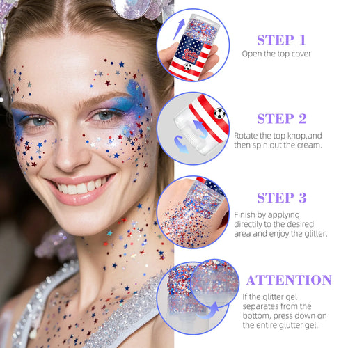 USAGlow™ Glitter Stick 🌟 — Bold Holiday Shine Anywhere