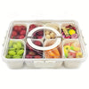 SnackSpin™ 8-Grid Serving Tray 🍿🔄 All Your Snacks, One Tray
