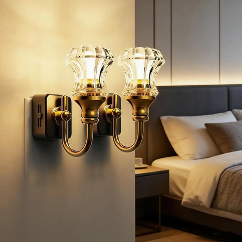 FloraGlow™ Wall Sconce 🌸✨ — Vintage Charm, Cozy Night Light