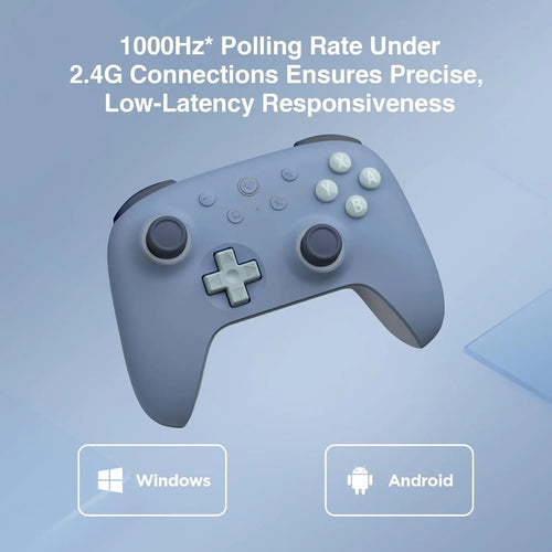 8Bitdo Ultimate 2C Wireless Controller for Windows PC and Android, with 1000Hz Polling Rate, Hall Effect Joysticks Gamepad