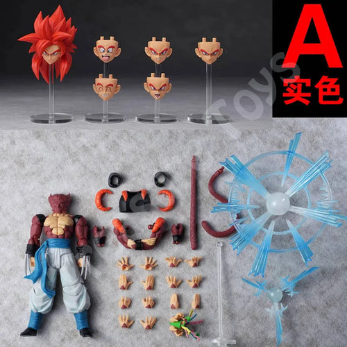 Tonsen Arttoys Kamione Studio Gogeta Figure Dragon Ball GT Super Saiyan 4 SSJ4 Gogeta Anime Action Figures Kids Toys Gifts