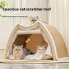 CozyClaw™ Foldable Sisal Cat House