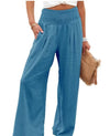 FlowEase™ Smocked Palazzo Pants 🌸✨ Comfort Meets Chic